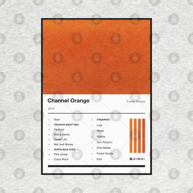 Channel Orange Tracklist by fantanamobay@gmail.com